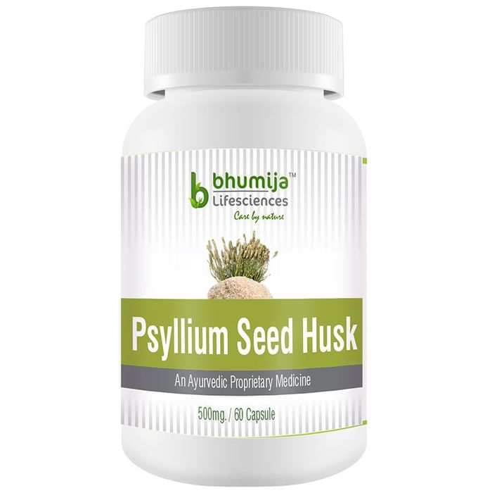 Bhumija Lifesciences Psyllium Seed Husk 500mg Capsule
