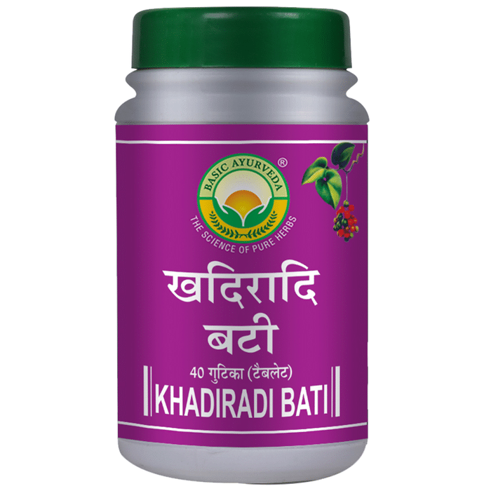 Basic Ayurveda Khadiradi Bati