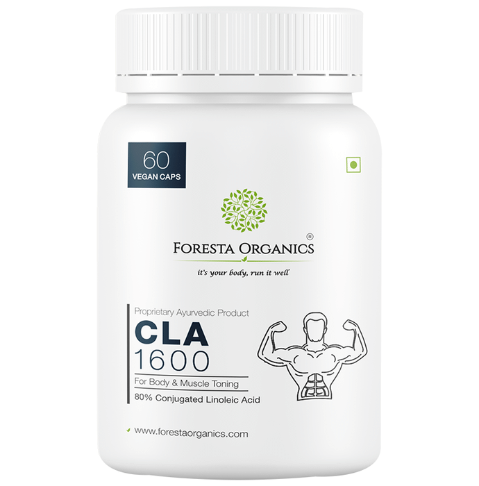 Foresta Organics CLA 1600 with 80% Conjugated Linoleic Acid Vegan Capsule