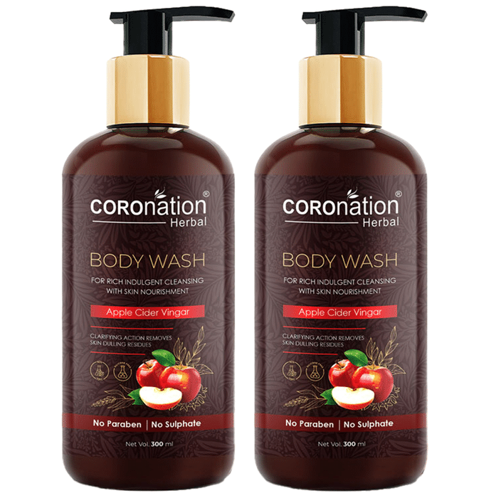 Coronation Herbal Apple Cider Vinegar Body Wash (300ml Each)