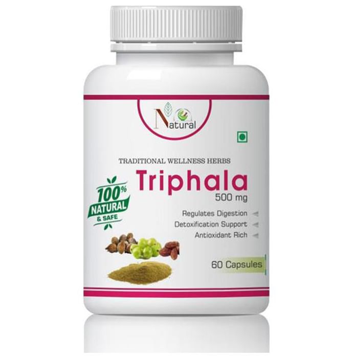 Natural Triphala 500mg Capsule