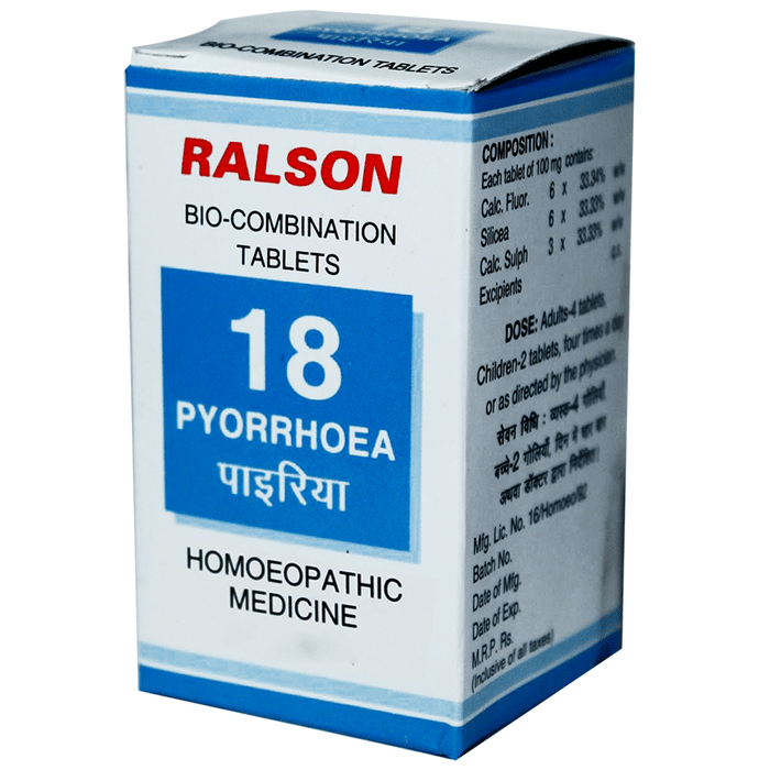 Ralson Remedies Bio-Combination 18 Tablet
