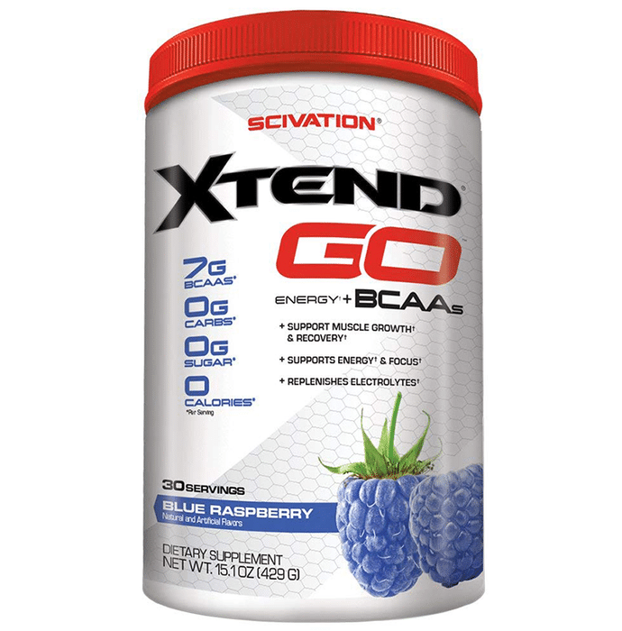 Scivation Xtend GO (Energy+BCAA) Blue Raspberry