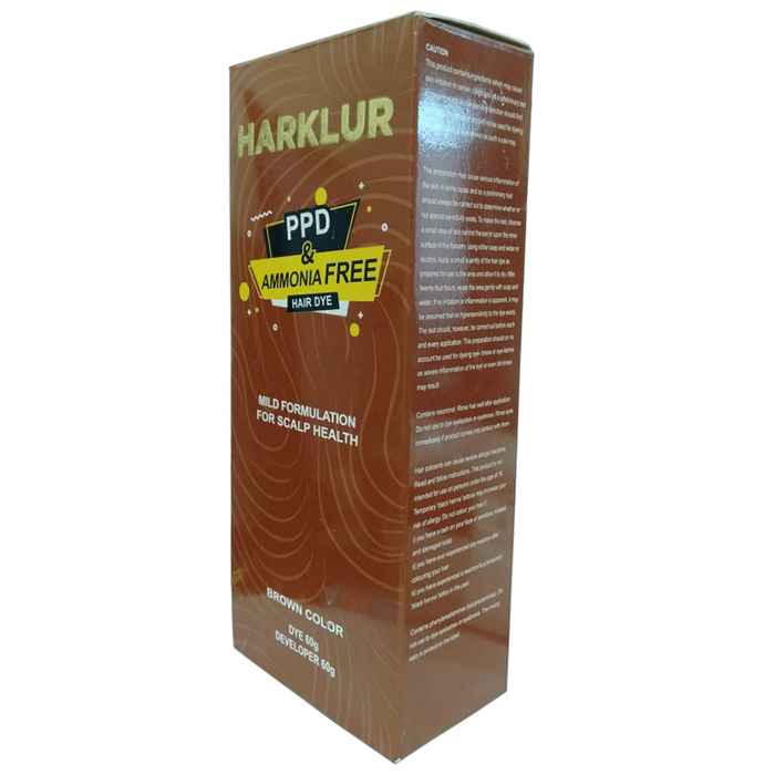 Harklur PPD & Ammonia Free Hair Dye Brown