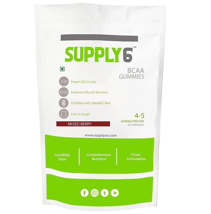 Supply6 BCAA Gummies Mixed Berry