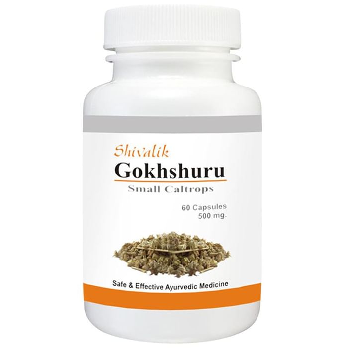 Shivalik Herbals Gokhshuru 500mg Capsule Pack of 2
