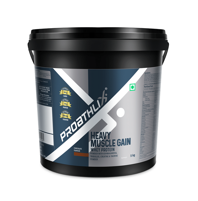 Proathlix Heavy Muscle Gain Whey Protein Powder Chocolate