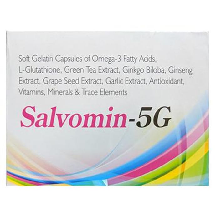 Salvomin 5G Soft Gelatin Capsule