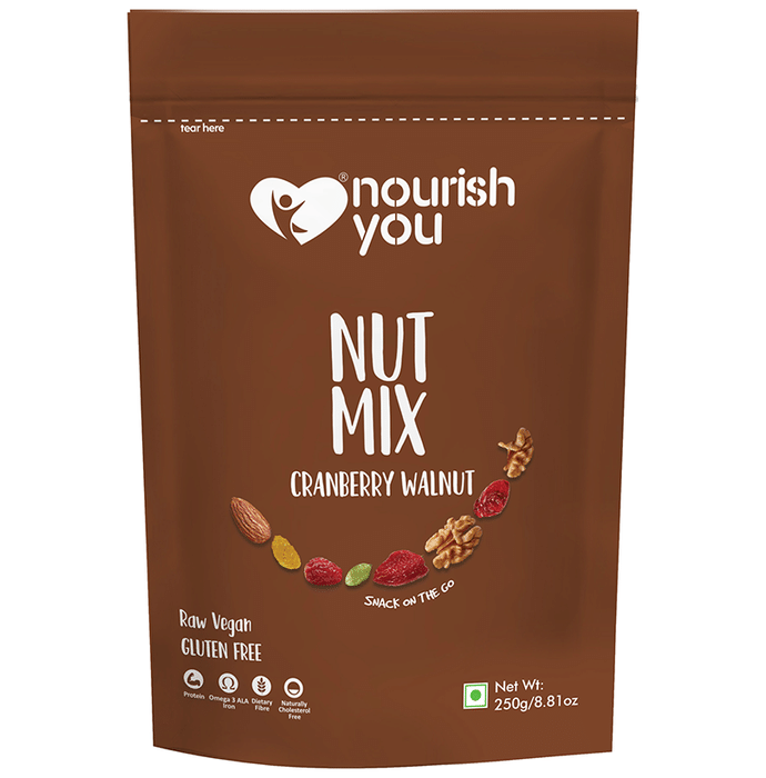 Nourish You Nut Mix Cranberry Walnut
