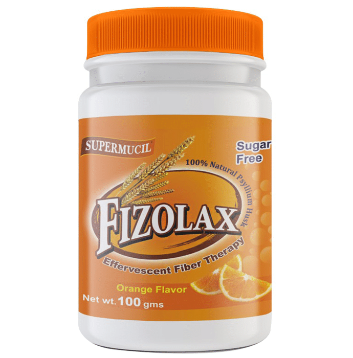 Supermucil Fizolax Powder Orange Sugar Free