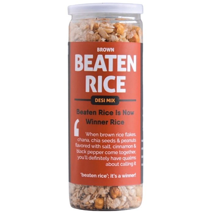 Omay Foods Brown Beaten Rice Desi Mix (115gm Each)
