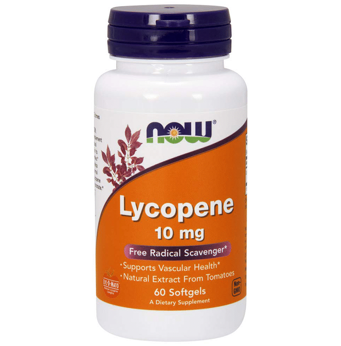 Now Lycopene 10mg Softgels