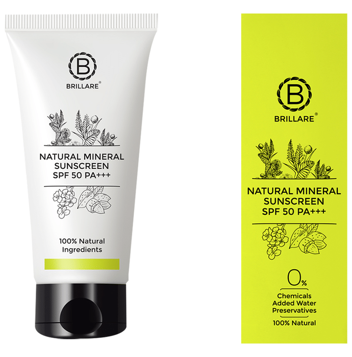 Brillare Natural Mineral Sunscreen SPF 50 PA+++