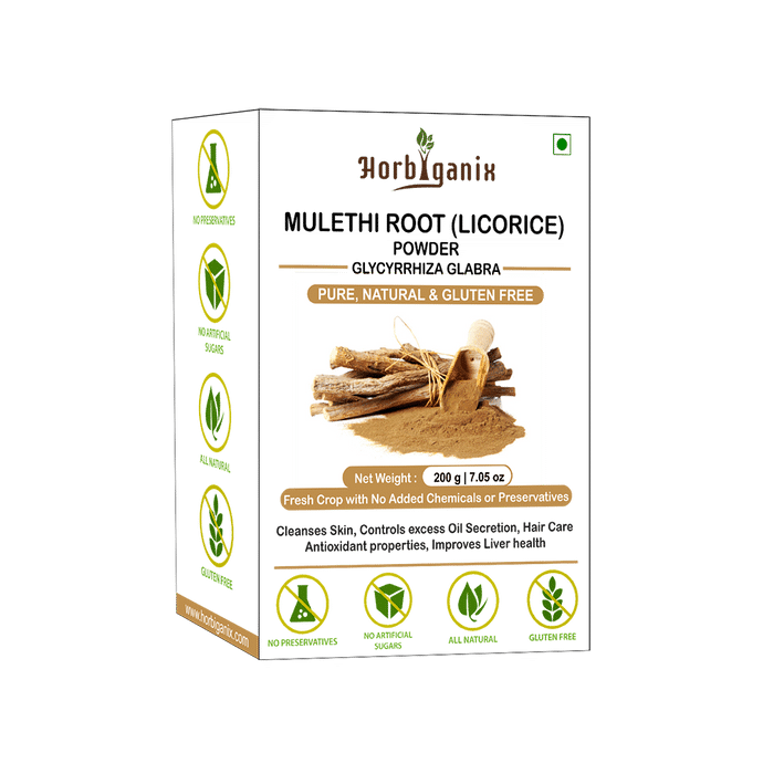 Horbiganix Mulethi Root (Licorice) Powder