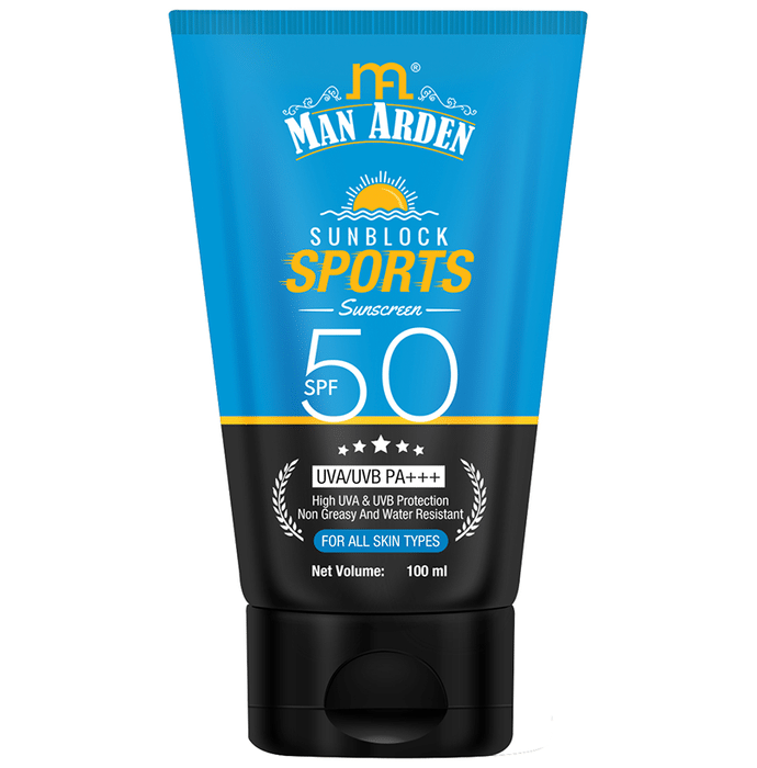 Man Arden Sunblock Sports Sunscreen SPF 50