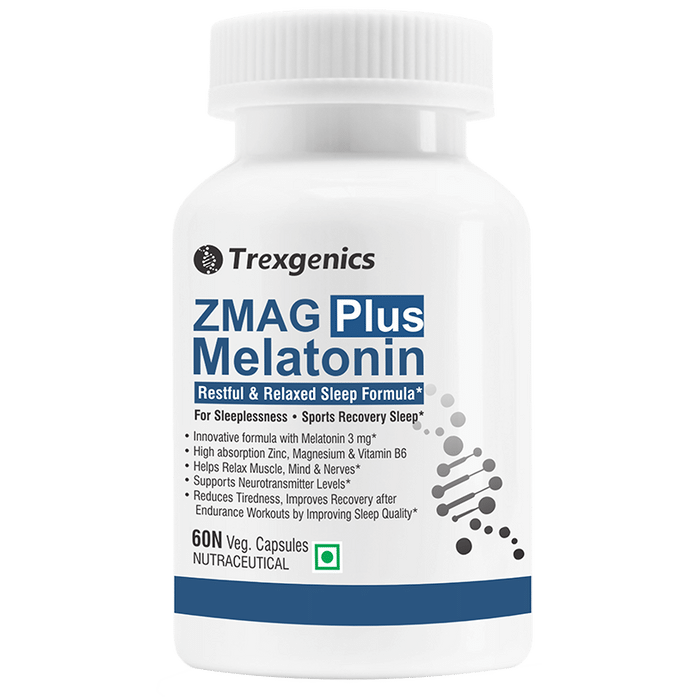 Trexgenics Zmag Plus Melatonin Veg Capsule