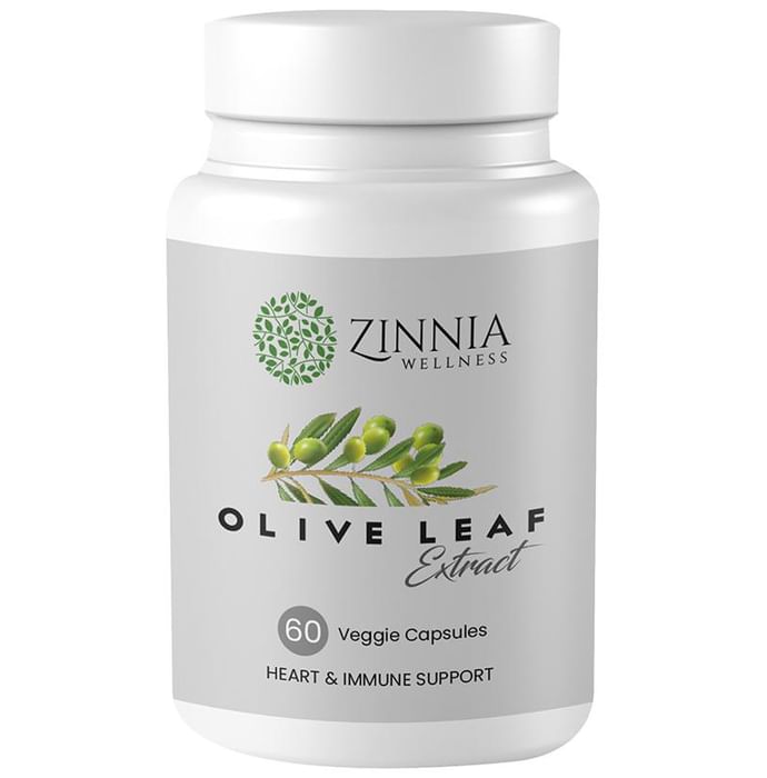 Zinnia Wellness Olive Leaf Extract Veggie Capsule