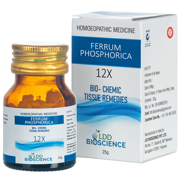 LDD Bioscience Ferrum Phosphorica Biochemic Tablet 12X