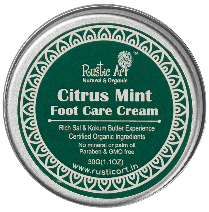Rustic Art Citrus Mint Foot Care Cream