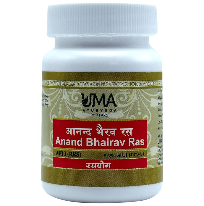 Uma Ayurveda Anand Bhairav Ras Tablet
