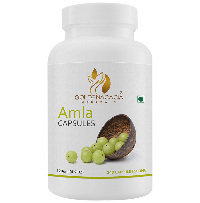 Goldenacacia Herrbals Amla 500mg Capsule
