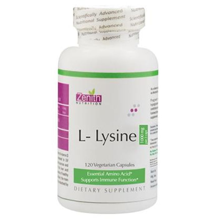 Zenith Nutrition L-Lysine 1000mg Capsule