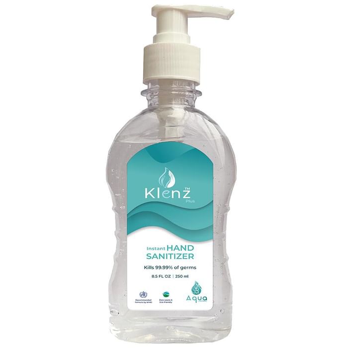 Klenz Plus Instant Hand Sanitizer Aqua