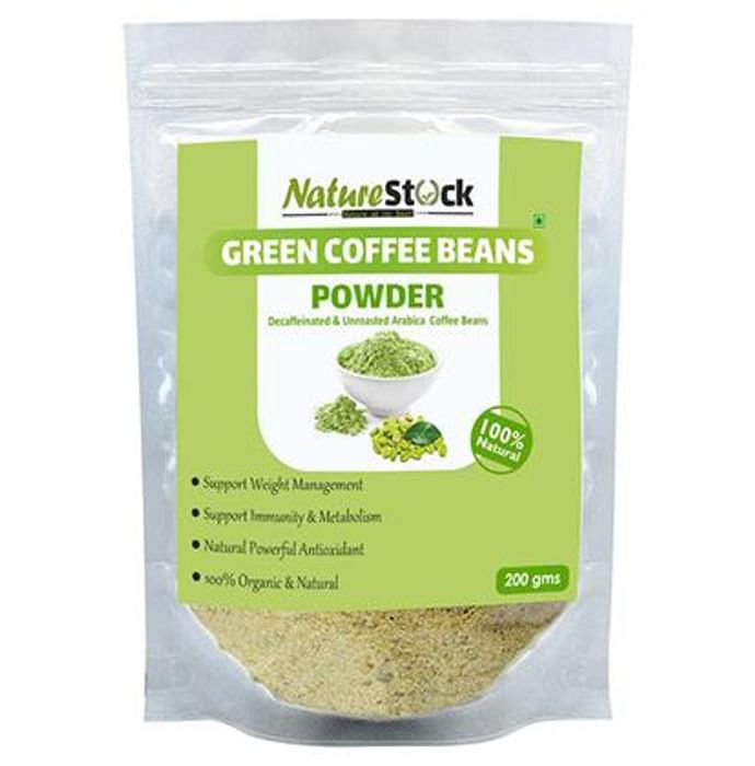 Nature Stock Green Coffee Beans Powder