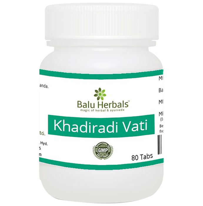 Balu Herbals Khadiradi Vati