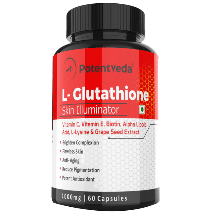 Potentveda L-Glutathione 1000mg Capsule
