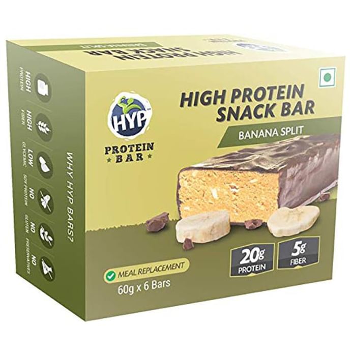 HYP Banana Split High Protein Snack Bar (60gm Each)