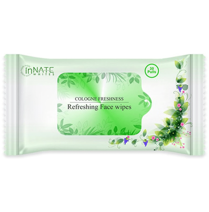 Innate Whites Cologne Freshness Refreshing Face Wipes (30 Each)