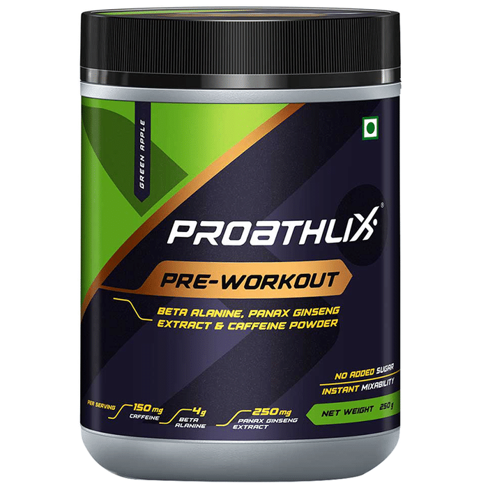 Proathlix Pre-Workout Powder Green Apple
