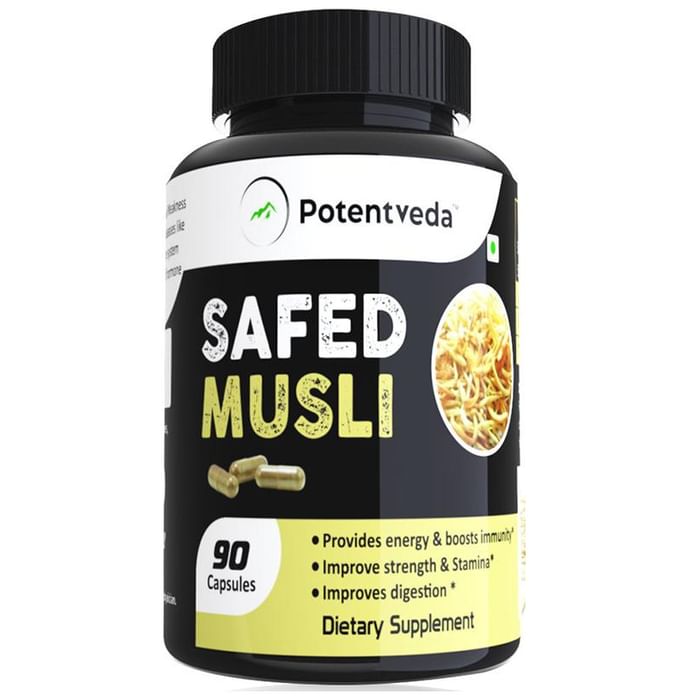 Potentveda Safed Musli 800mg Capsule