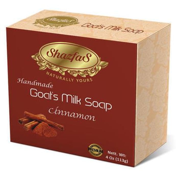 ShazfaS Goat Milk Soap Cinnamon