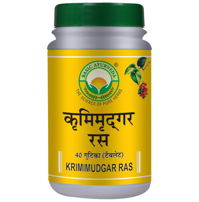 Basic Ayurveda Krimi Mudgar Ras Tablet