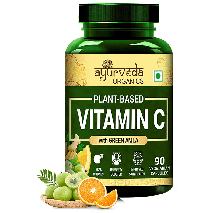 Ayurveda Organics Plant-Based Vitamin C Vegetarian Capsule