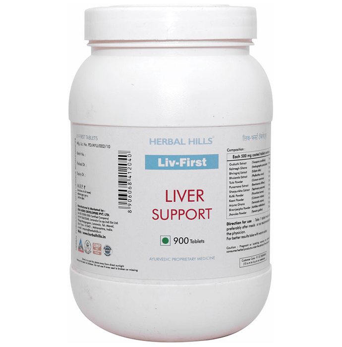 Herbal Hills Liv-First Liver Support Tablet Value Pack
