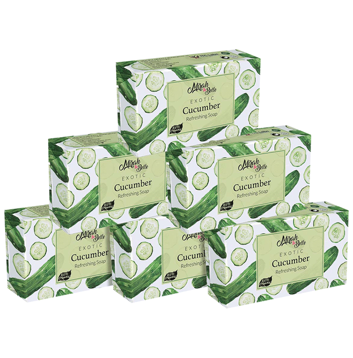 Mirah Belle Cucumber Exotic Soap (125gm Each)