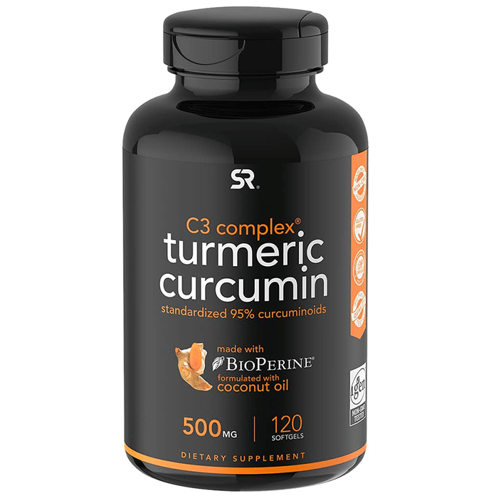 Sports Research C3 Complex Turmeric Curcumin 500mg Softgel