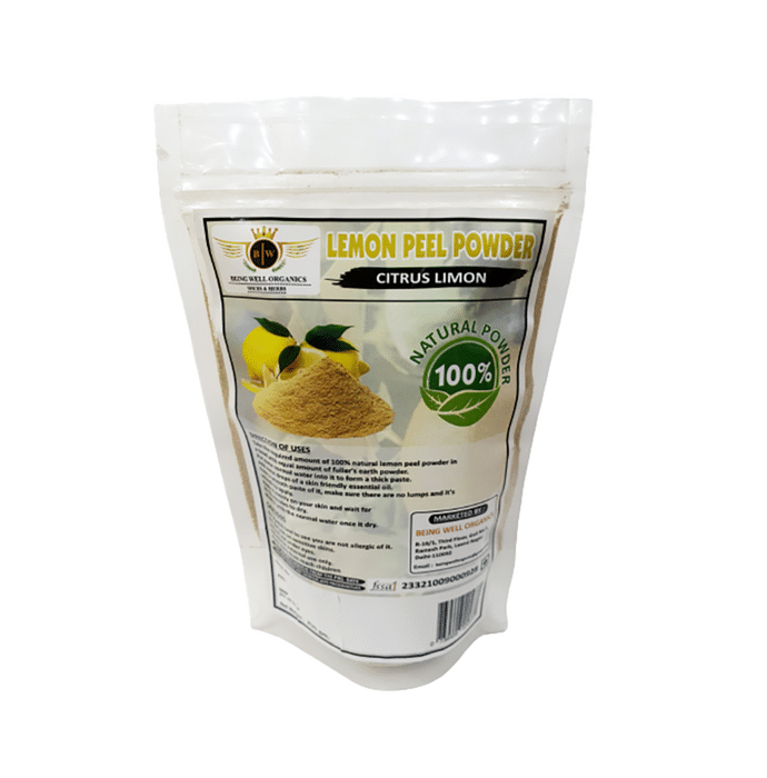 Being Well Organics Lemon Peel Powder