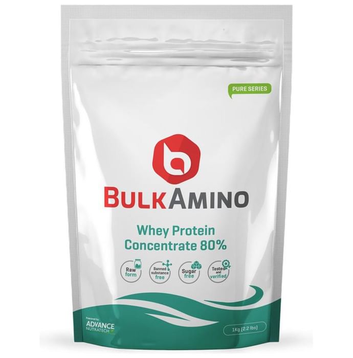 Advance Nutratech Bulk Amino Whey Protein Concentrate 80% Powder Unflavoured