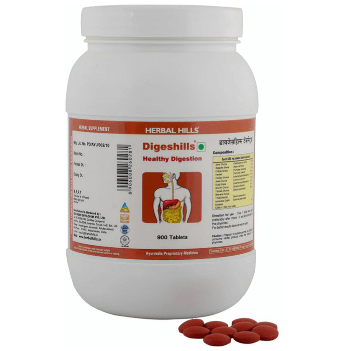 Herbal Hills Digeshills Healthy Digestion Tablet Value Pack