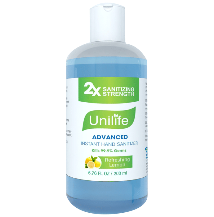 Unilife Advanced Instant Liquid Hand Sanitizer Refreshing Lemon