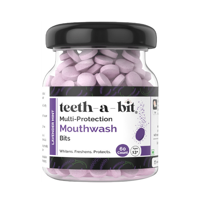 Teeth-A-Bit Multi-Protection Mouthwash Bits (Ages 13+ Yrs) Lavender Mint