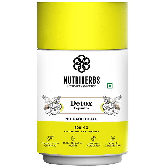 Nutriherbs Detox 800mg Capsule