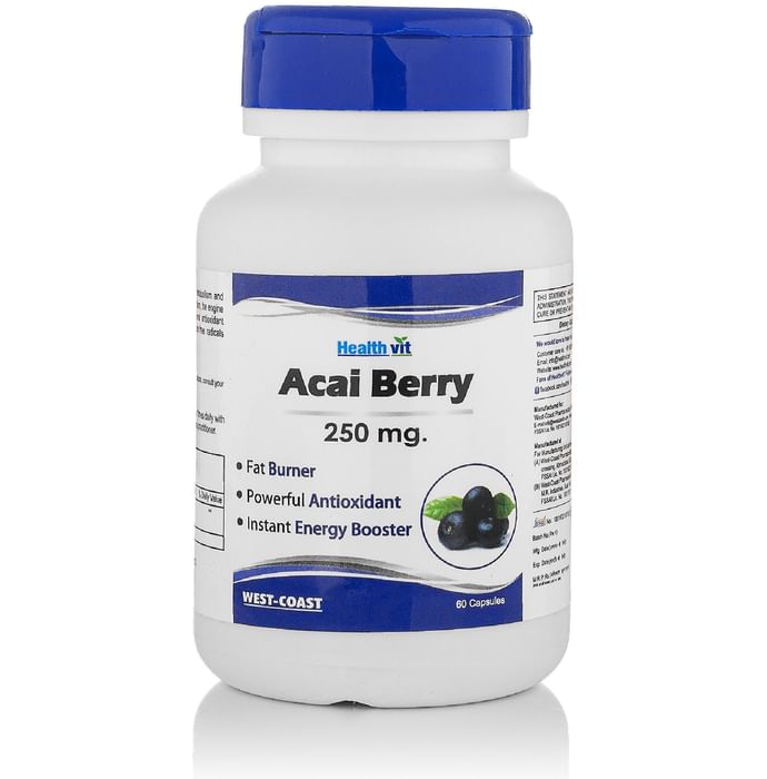 HealthVit Acai Berry 250mg Capsule