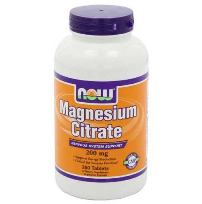 NOW Foods Magnesium Citrate 200mg Tablet