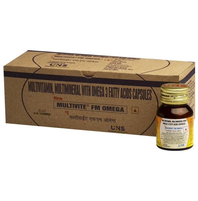 Multivite FM Omega Multimineral & Multivitamin Supplement Capsule
