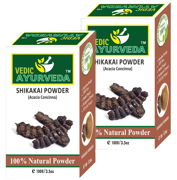 Vedic Ayurveda Shikakai Powder (100gm Each)